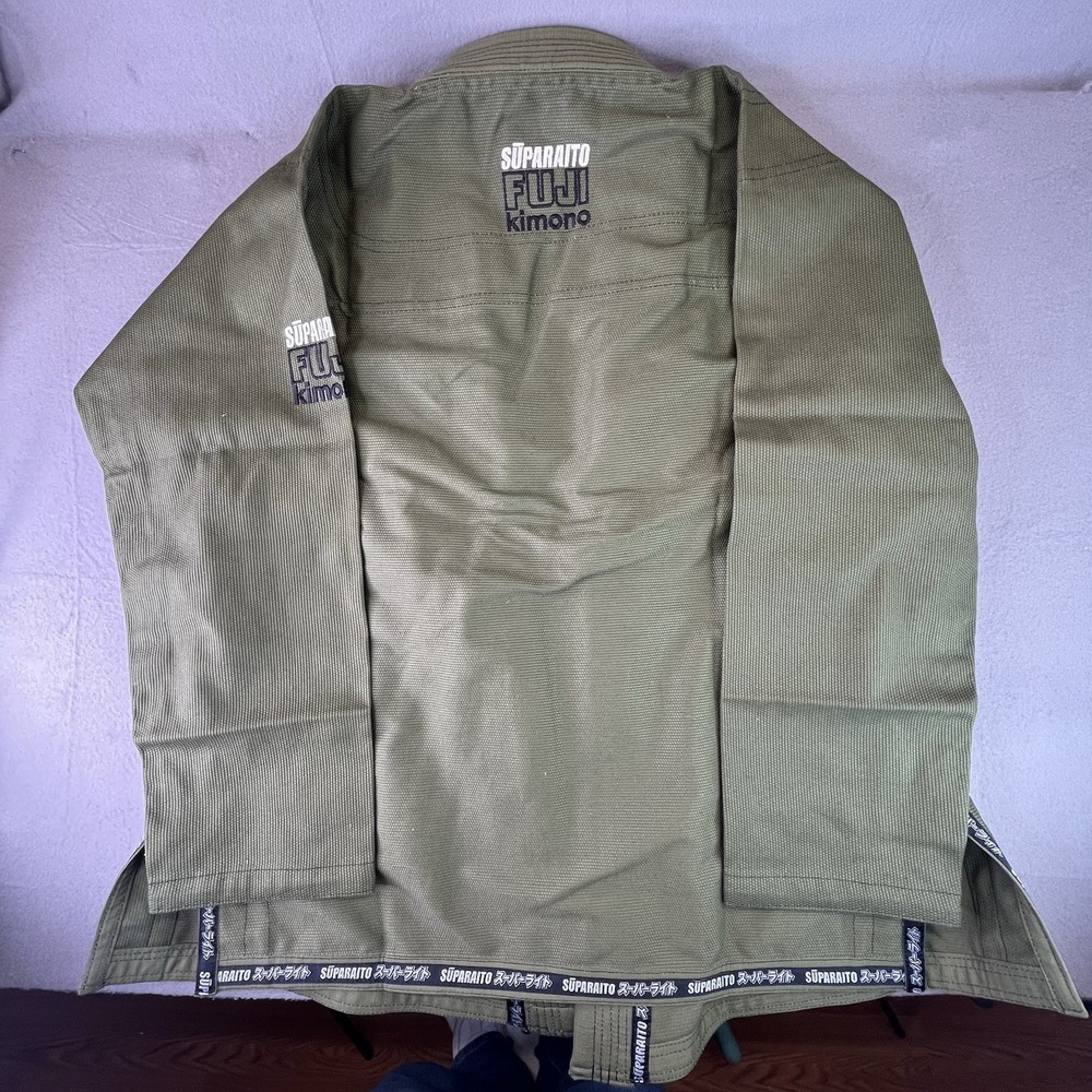 NWT Fuji Suparaito BJJ GI - A2L Army Green A3 GI & Gear - Picture 7 of 12